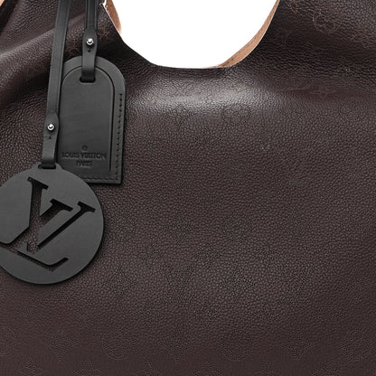 Louis Vuitton Mahina Carmel Hobo Chocolate 7 of 9