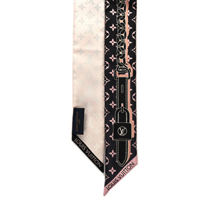 Louis Vuitton Silk Monogram Rising Confidential BB Bandeau Black Rose 2 of 4