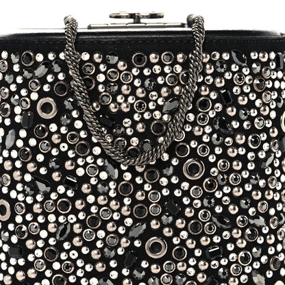 Chanel Crystal Calfskin Minaudiere Clutch Black 8 of 11