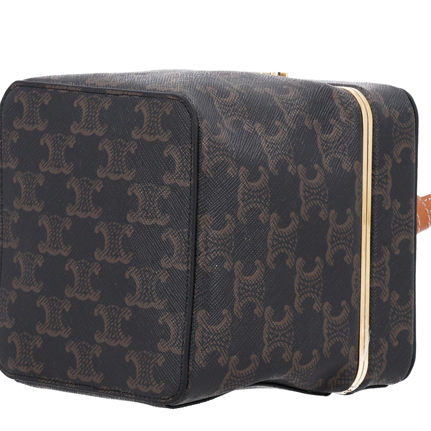 Celine Calfskin Triomphe Cube Frame Bag 9 of 9
