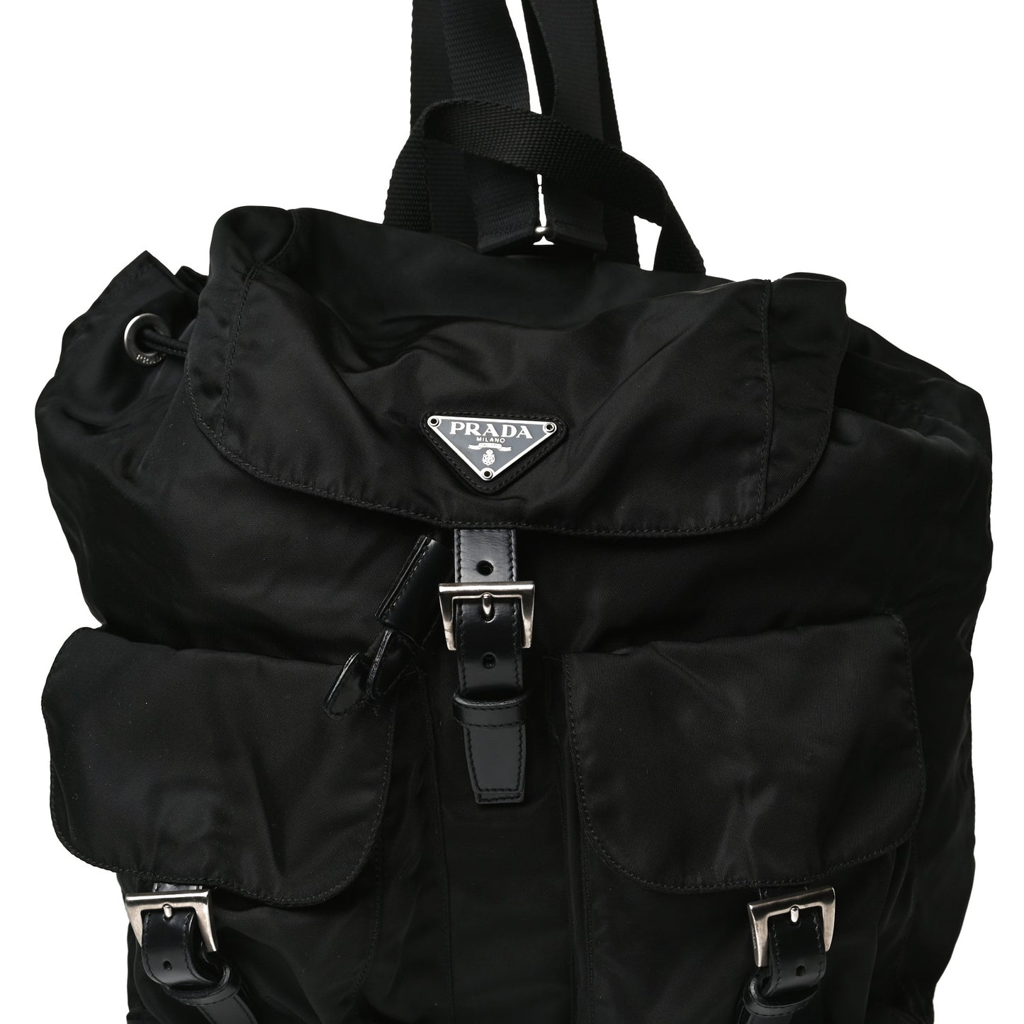 Nylon Vela Small Backpack Black