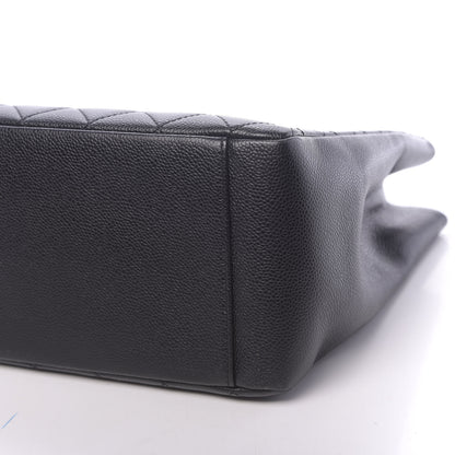 Chanel Caviar Quilted Grand Shopping Tote GST Black 9 of 10