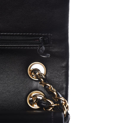 Chanel Lambskin Quilted Jumbo Double Flap Black 10 of 18
