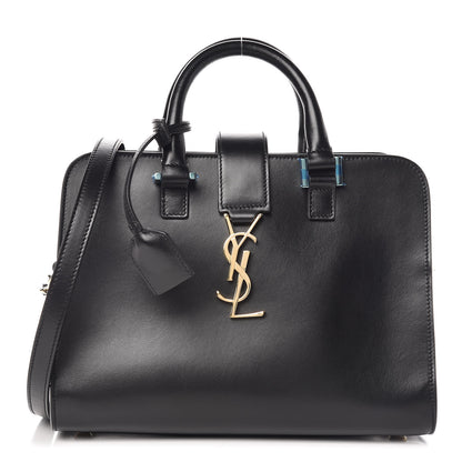 Saint Laurent Calfskin Monogram Baby Cabas Black 1 of 9