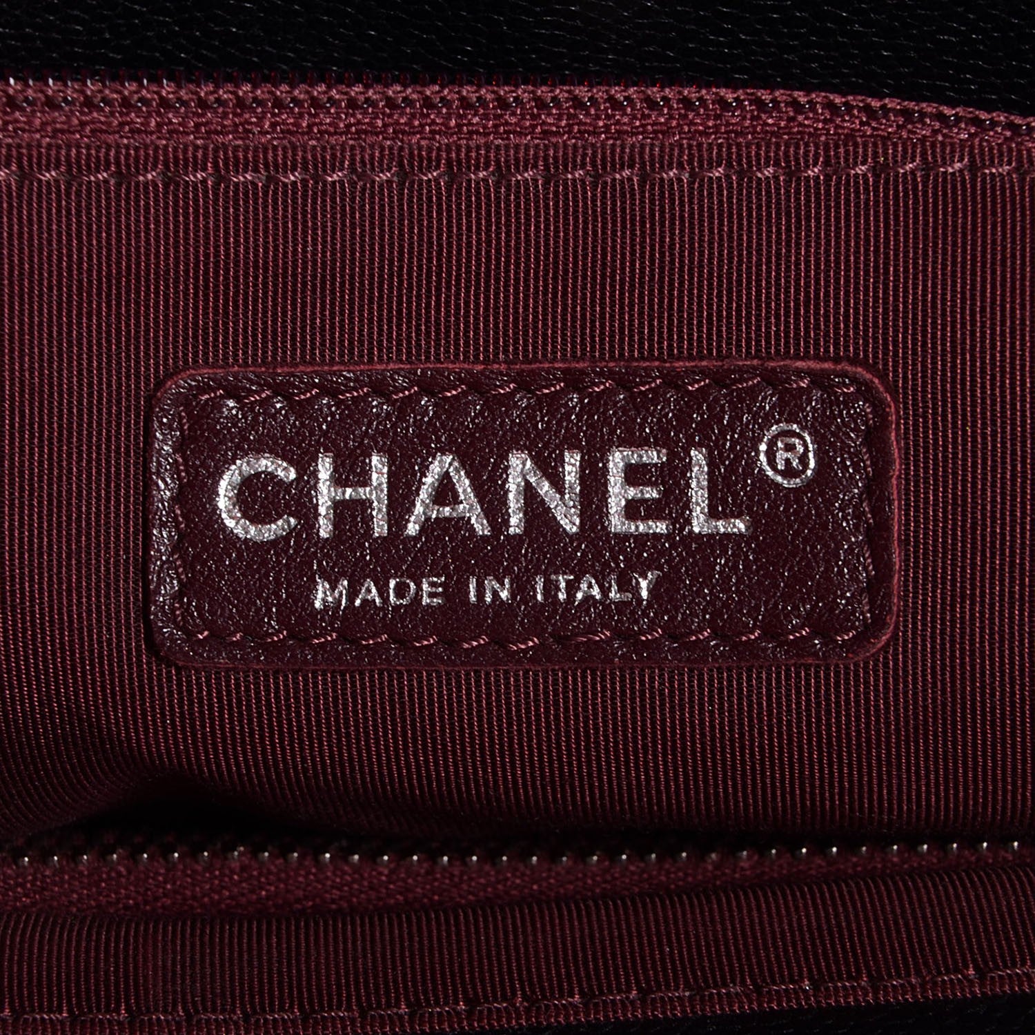 Chanel Lambskin Caviar Quilted Bi Coco Large Shopper Tote Black 7 of 8