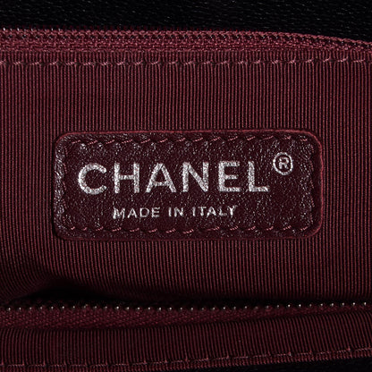 Chanel Lambskin Caviar Quilted Bi Coco Large Shopper Tote Black 7 of 8