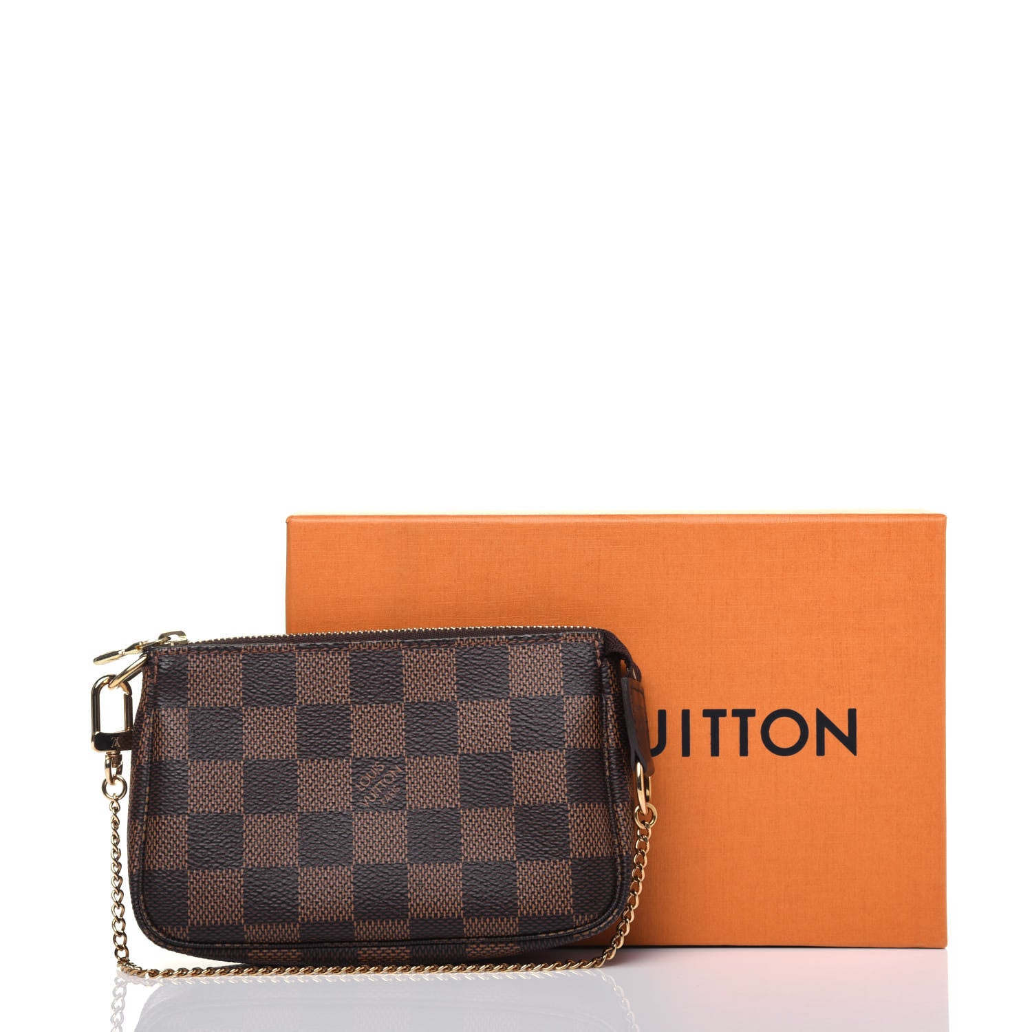 Louis Vuitton Damier Ebene Mini Pochette Accessories 14 of 14