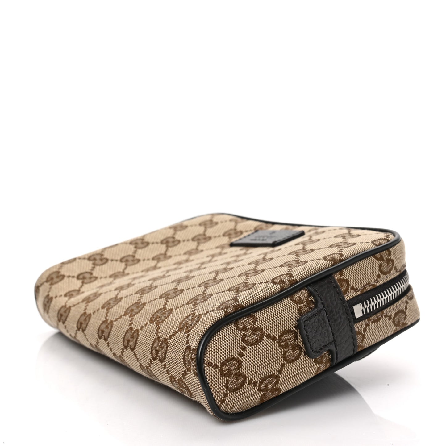 Monogram Dollar Calfskin Belt Bag Beige Ebony Testa di Moro Marrone Scuro