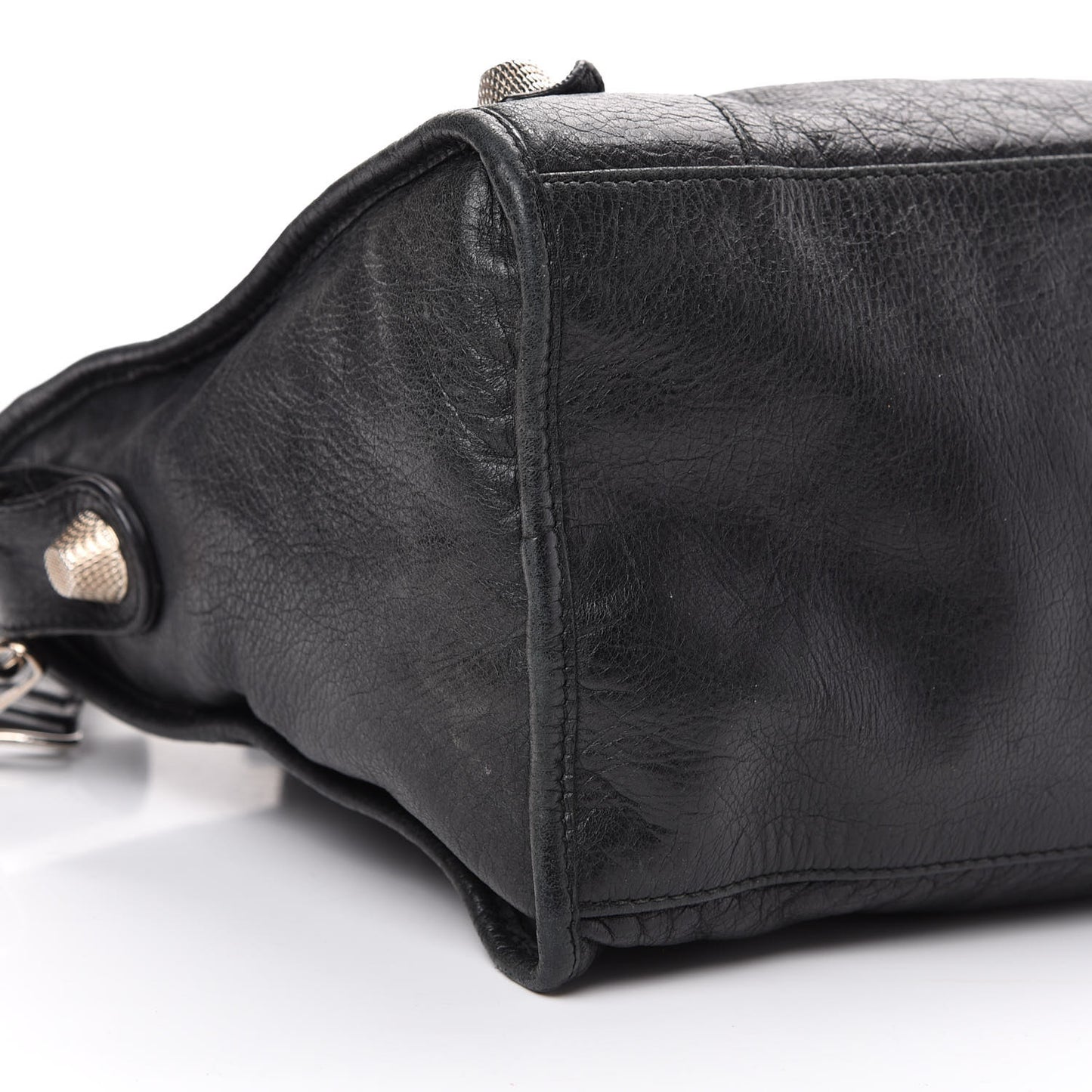 Agneau Giant 21 Silver Hardware Part Time Black