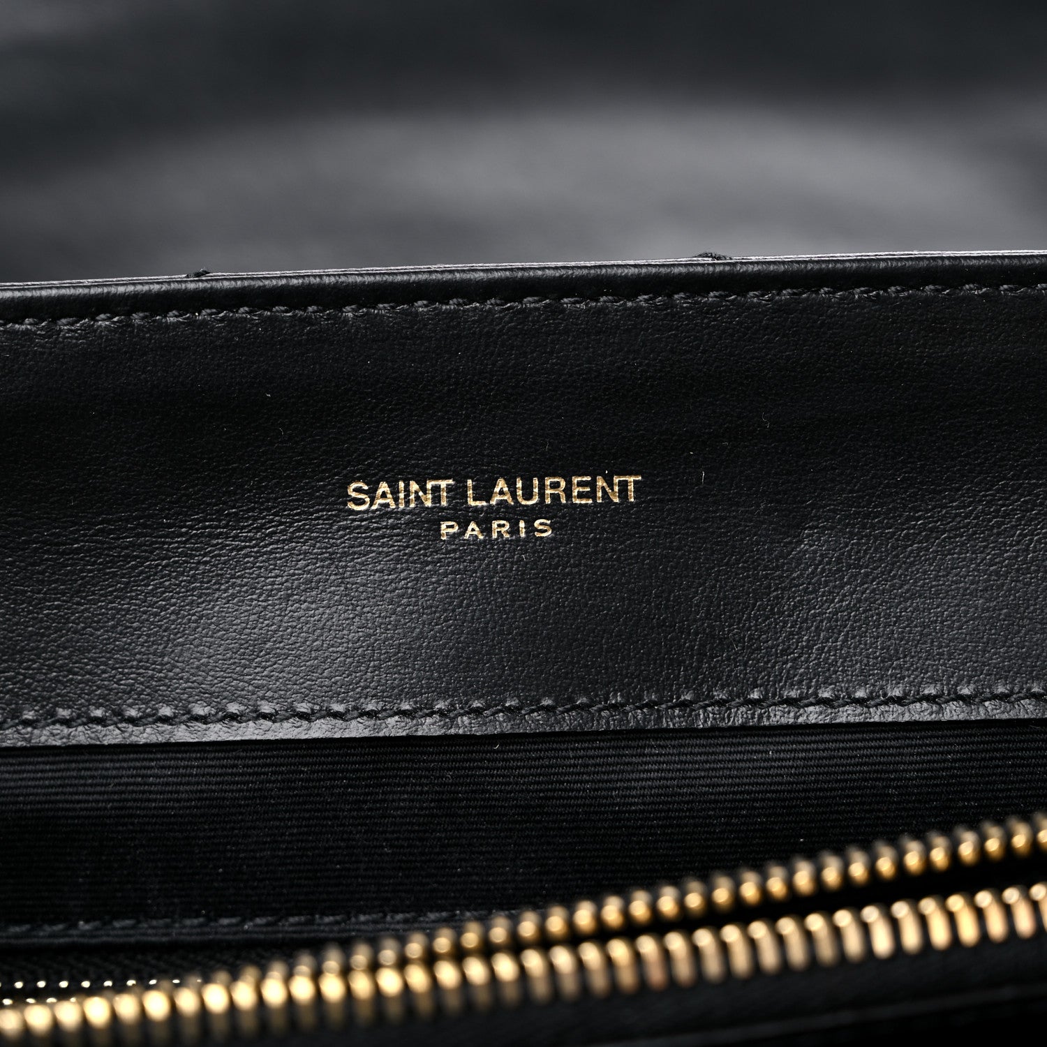 Saint Laurent Calfskin Y Quilted Monogram Medium Loulou Chain Satchel Black 6 of 9