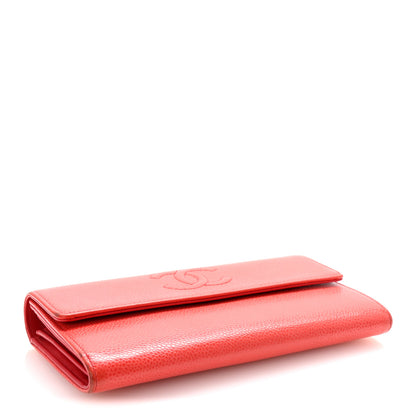 Chanel Caviar Timeless CC Large Flap Wallet Red 4 of 8