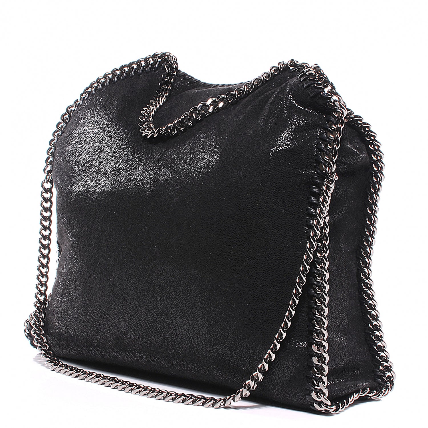 Stella McCartney Faux Leather Falabella Black 8 of 10