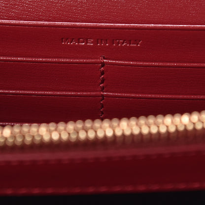 Saint Laurent Smooth Calfskin Monogram Sulpice Chain Wallet Amaretto 8 of 11