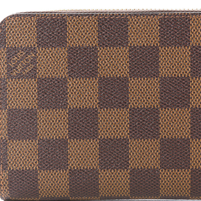 Louis Vuitton Damier Ebene Zippy Wallet Rose Ballerine 10 of 11