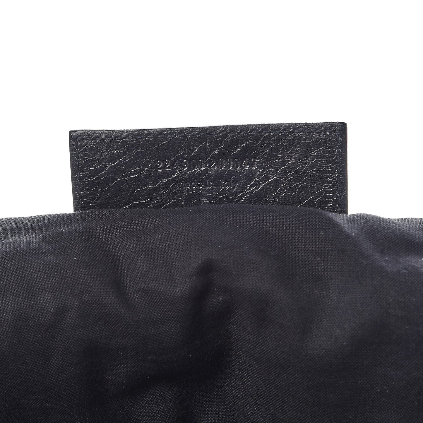 Agneau Classic Hardware Shoulder Bag Black