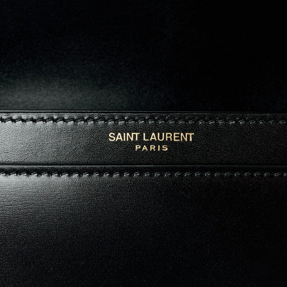 Saint Laurent Box Calfskin Voltaire Top Handle Crossbody Bag Black 6 of 11