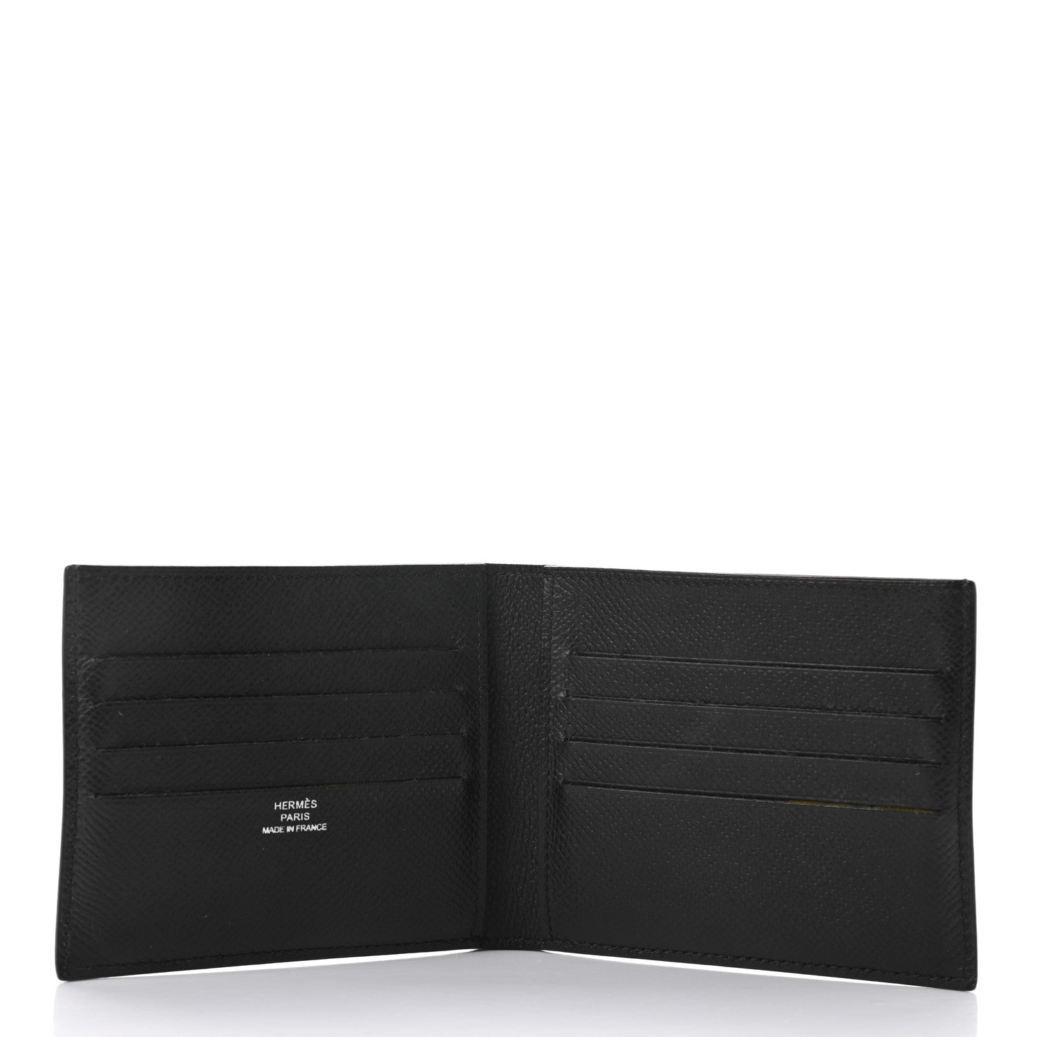 Hermes Epsom Citizen Twill Compact Wallet Black 5 of 8