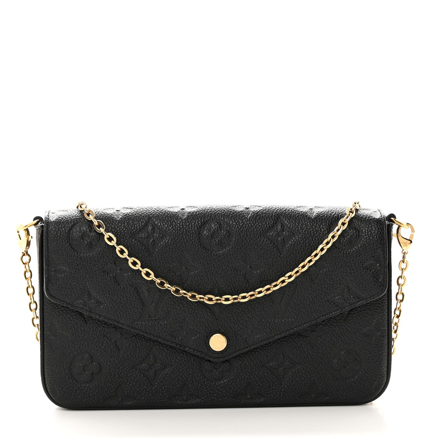 Empreinte Pochette Felicie Chain Wallet Black