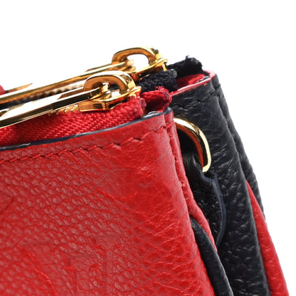 Louis Vuitton Empreinte Double Zip Pochette Marine Rouge 8 of 8