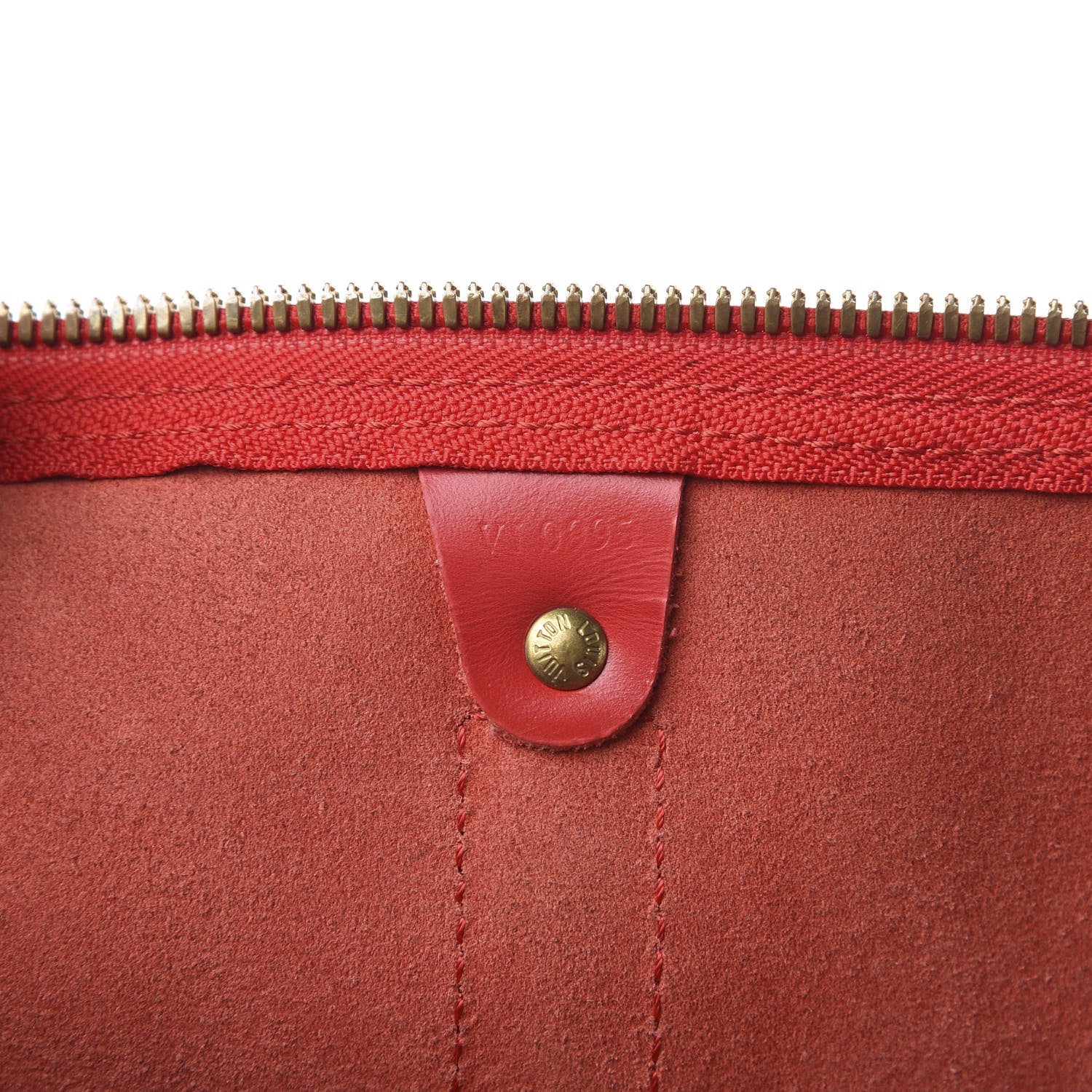 Louis Vuitton Epi Keepall 50 Castillan Red 6 of 19