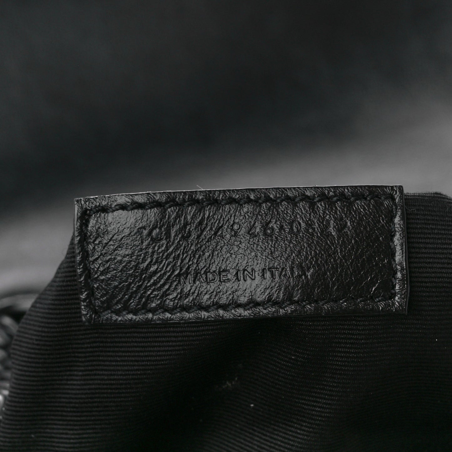 Calfskin Y Quilted Monogram Monochrome Medium Loulou Chain Satchel Black