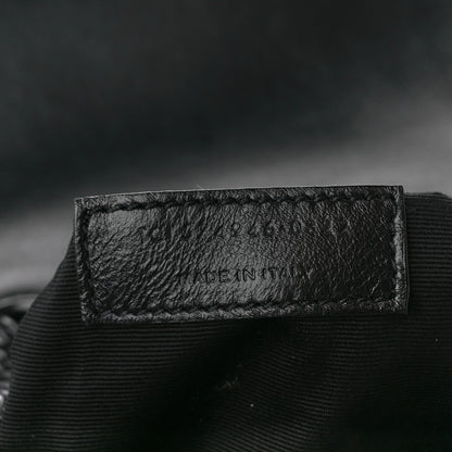 Saint Laurent Calfskin Y Quilted Monogram Monochrome Medium Loulou Chain Satchel Black 8 of 11