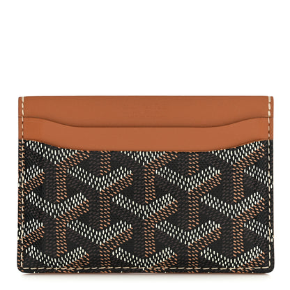 Goyard Goyardine Saint Sulpice Card Holder Black Gold 1 of 7