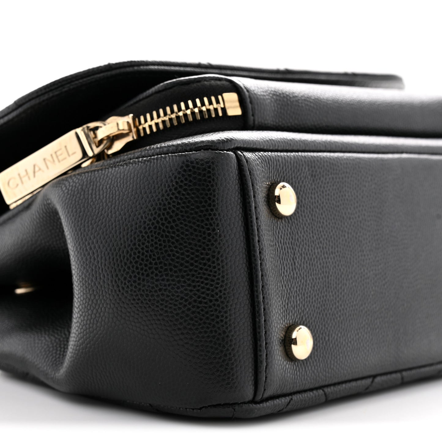 Caviar Quilted Small Business Affinity Flap Black