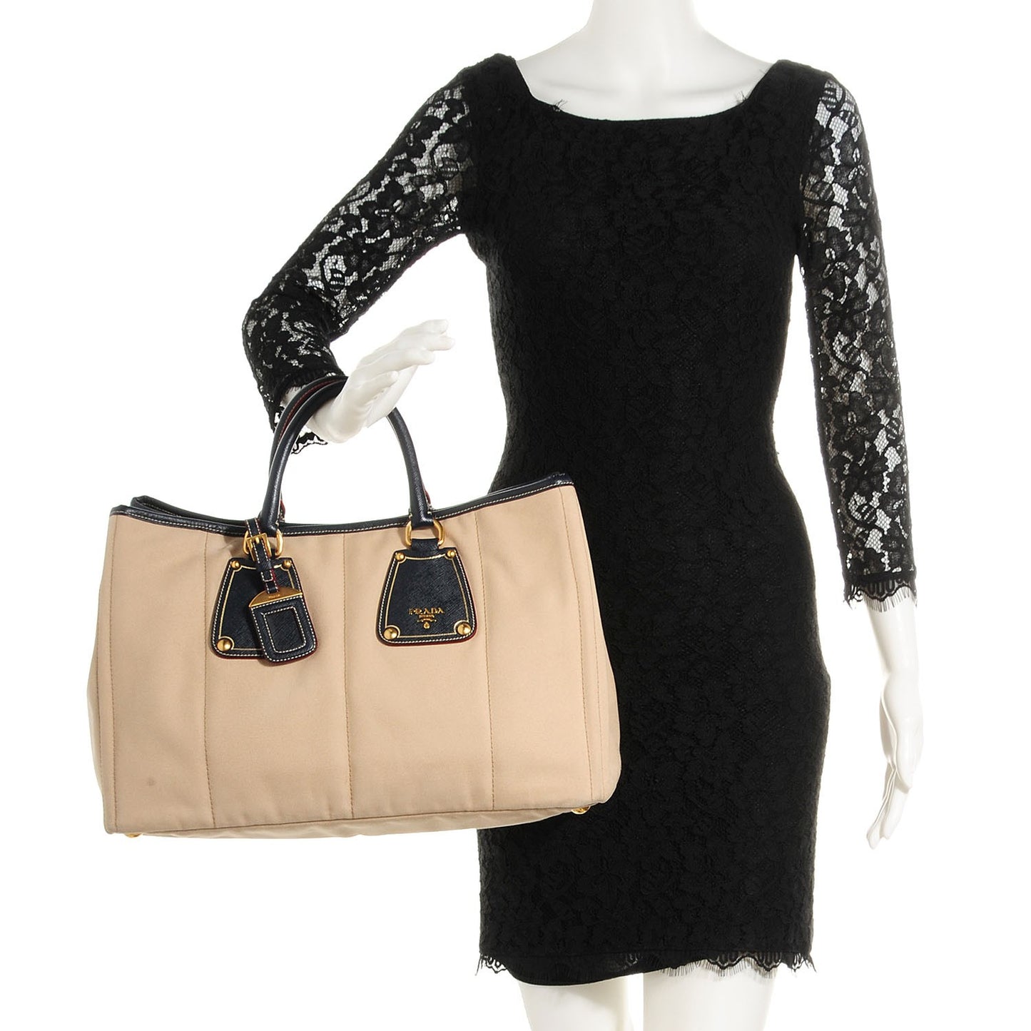 Canapa Saffiano Tote Corda Blue