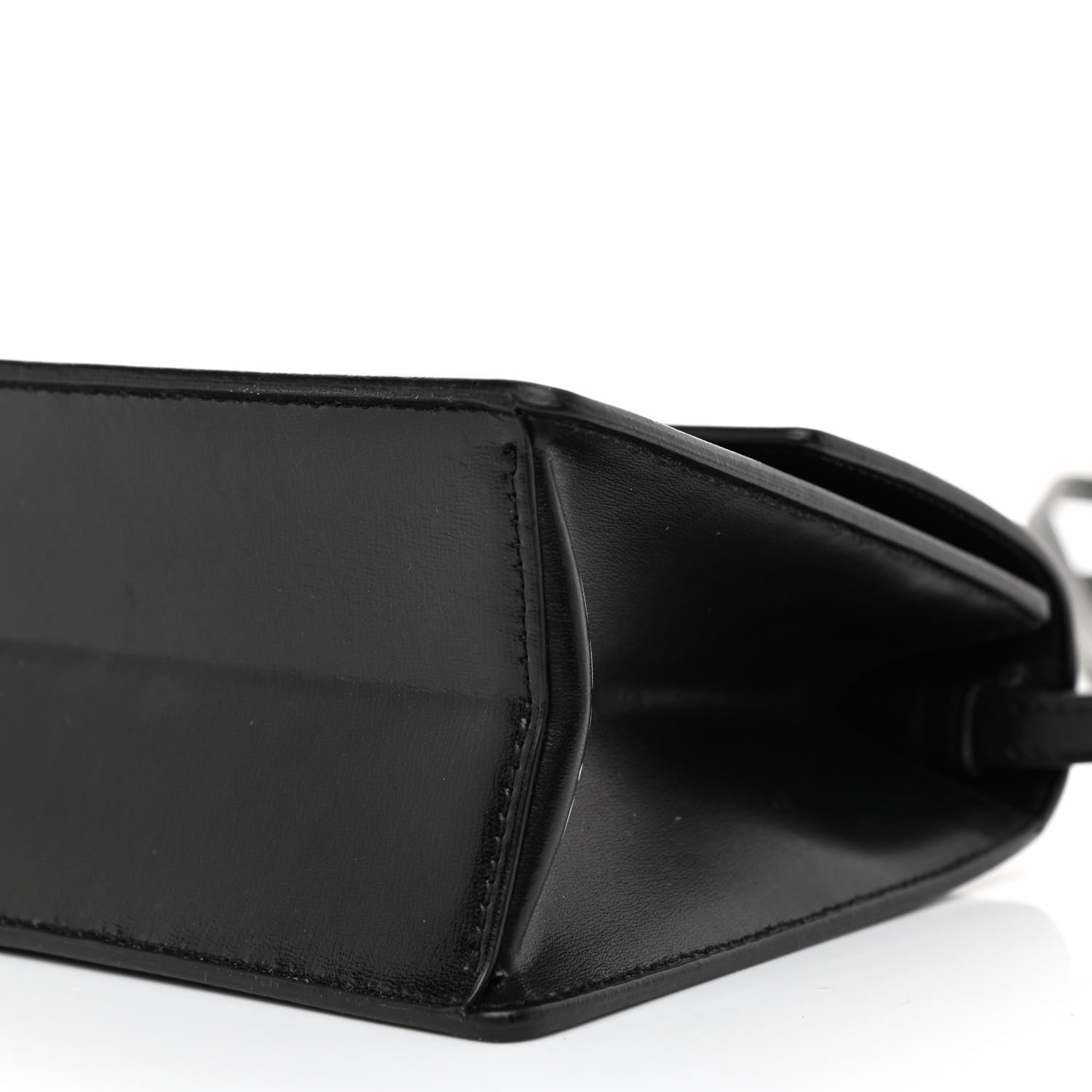 Off-White Calfskin Cash Jitney 1.4 Shoulder Bag Black 8 of 11