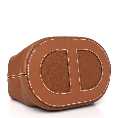 Hermes Taurillon Clemence Swift In-The-Loop 23 Bag Gold 4 of 10