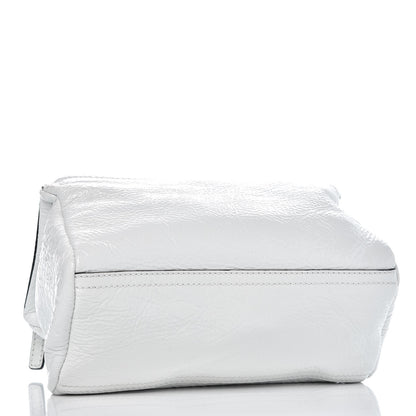 Givenchy Crinkled Patent Deerskin Mini Pandora White 4 of 8