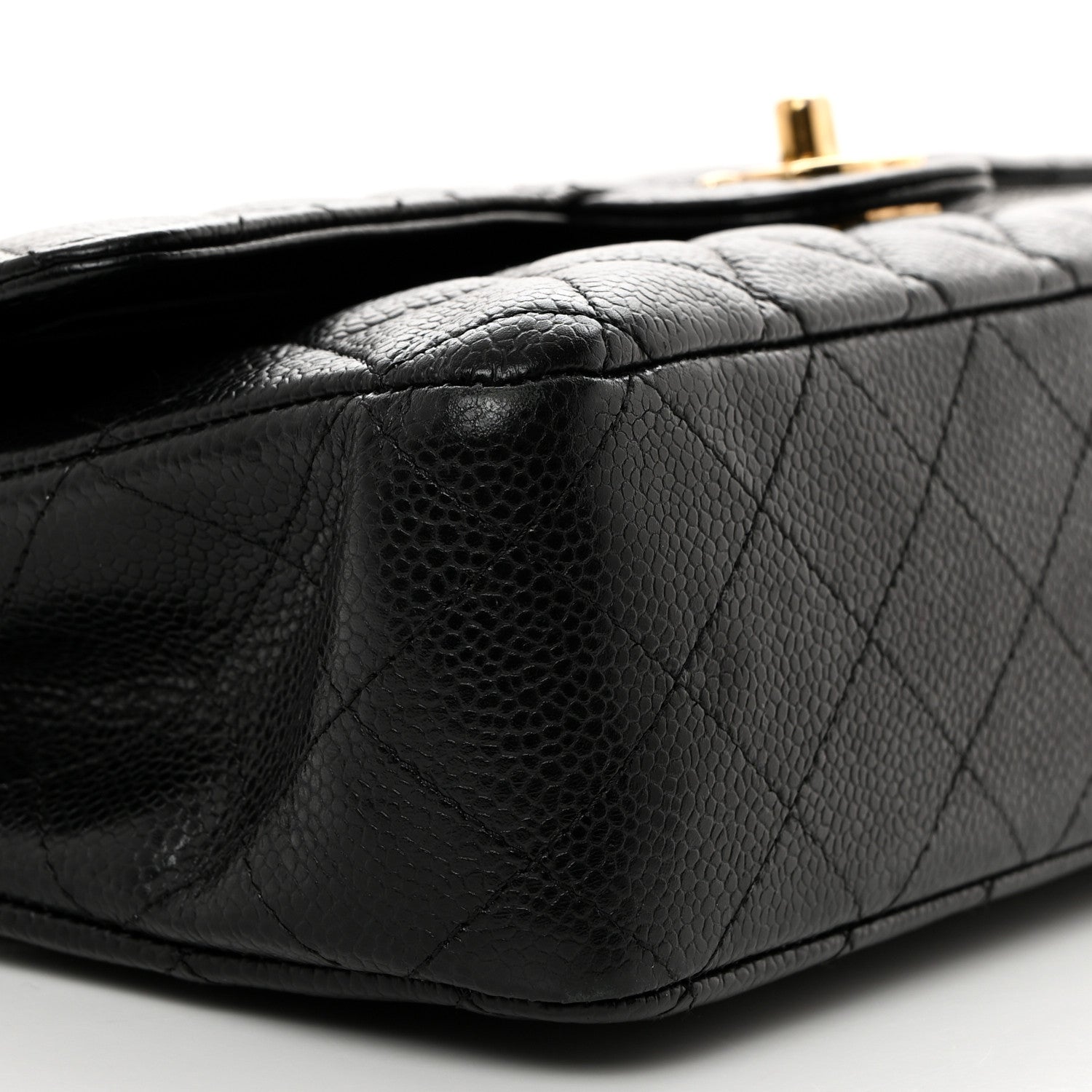 Chanel Caviar Quilted Medium Double Flap Black 9 of 10