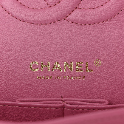Chanel Caviar Quilted Medium Double Flap Pink 6 of 11