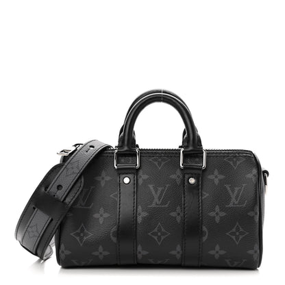 Louis Vuitton Reverse Monogram Eclipse Keepall XS Black 1 of 10