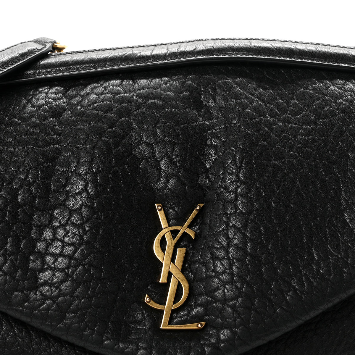 Grained Lambskin Large Calypso Black