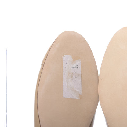 Chanel Lambskin Cap Toe CC Ballerina Flats 40.5 Beige 9 of 10