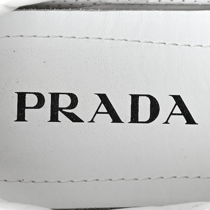 Prada Re-Nylon Piuma Metal Triangle Logo Quilted 45mm Sneakers 40 Alabastro 9 of 11