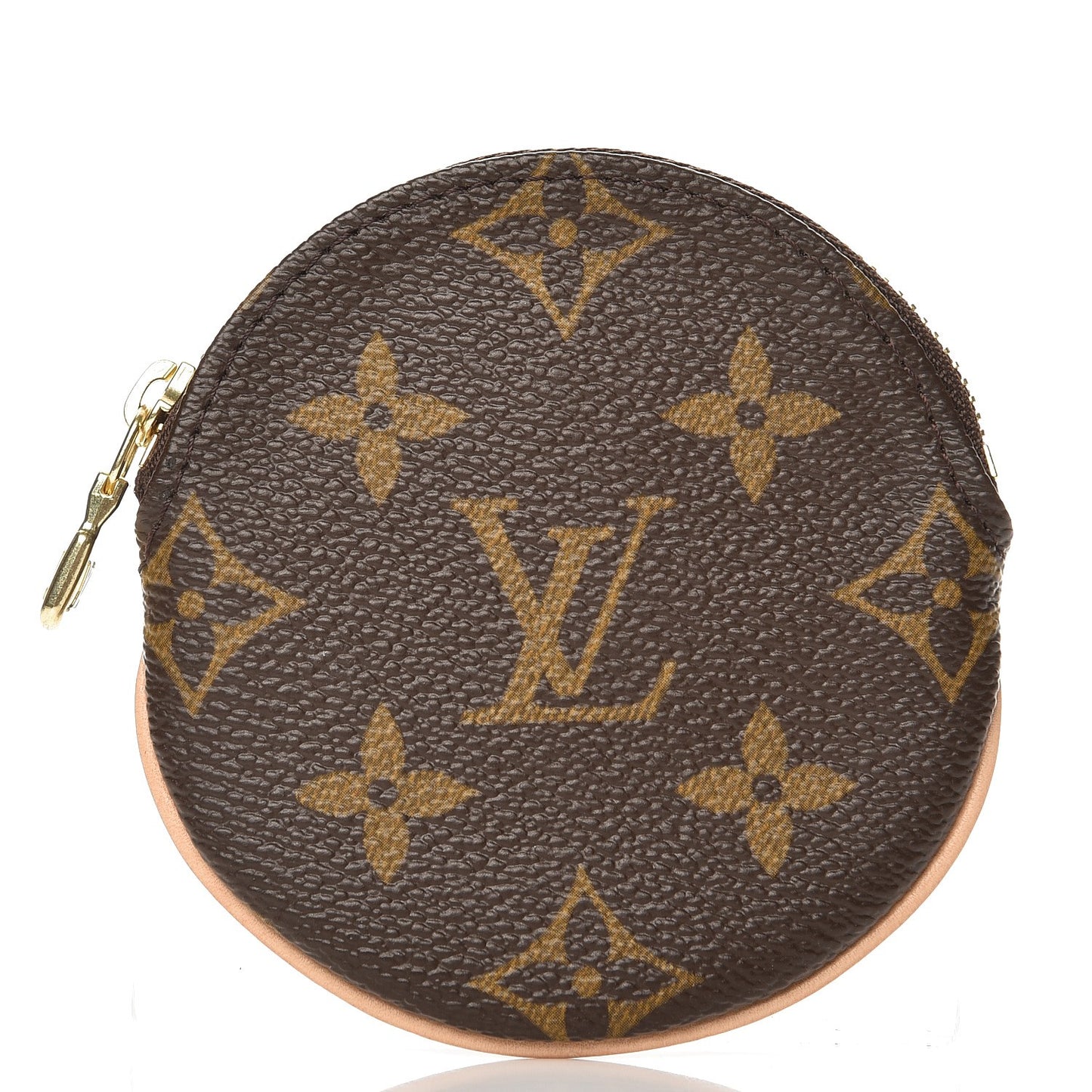 Monogram Round Coin Purse