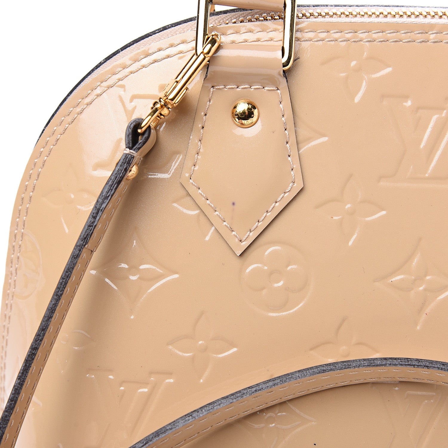 Louis Vuitton Vernis Alma BB Dune 7 of 10