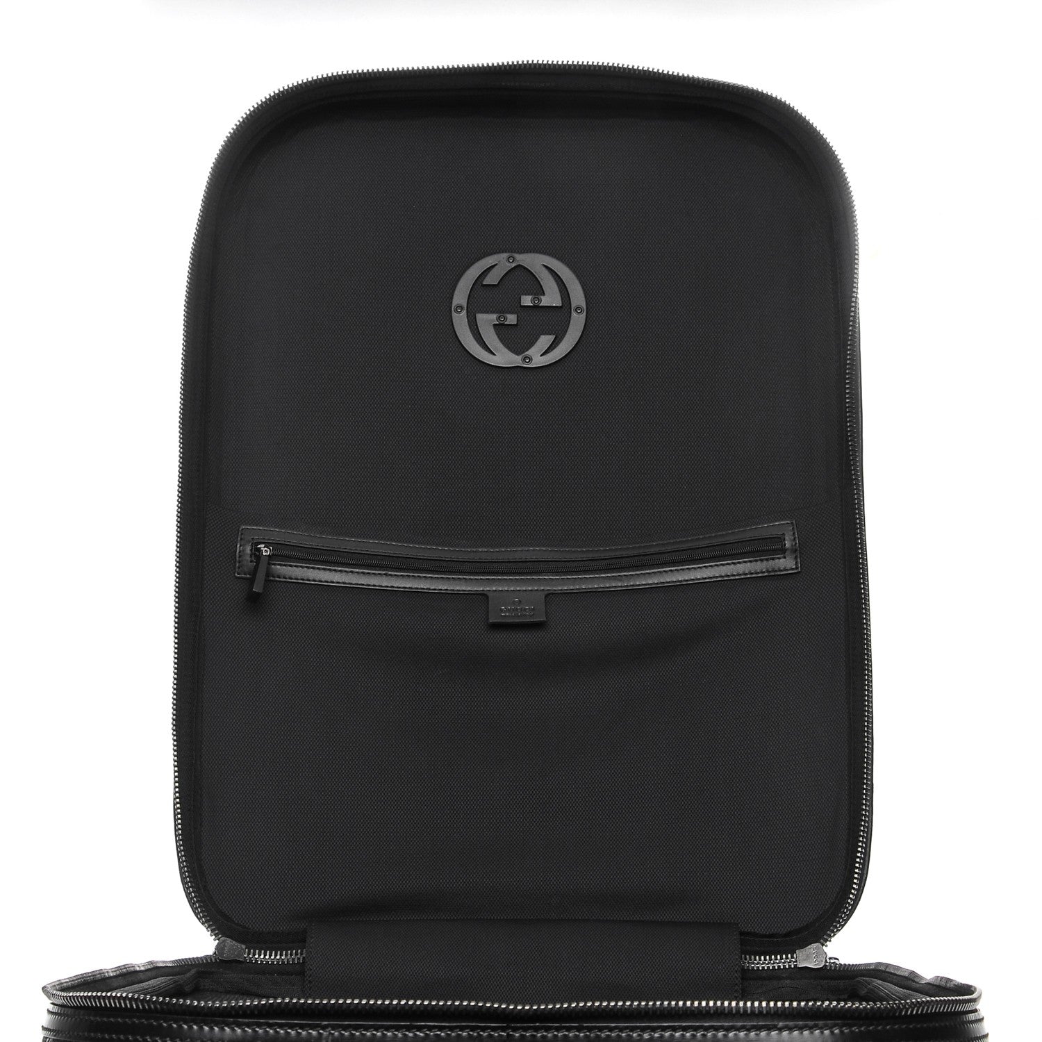 Gucci Imprime Monogram Small Interlocking G Trolley Black 7 of 14