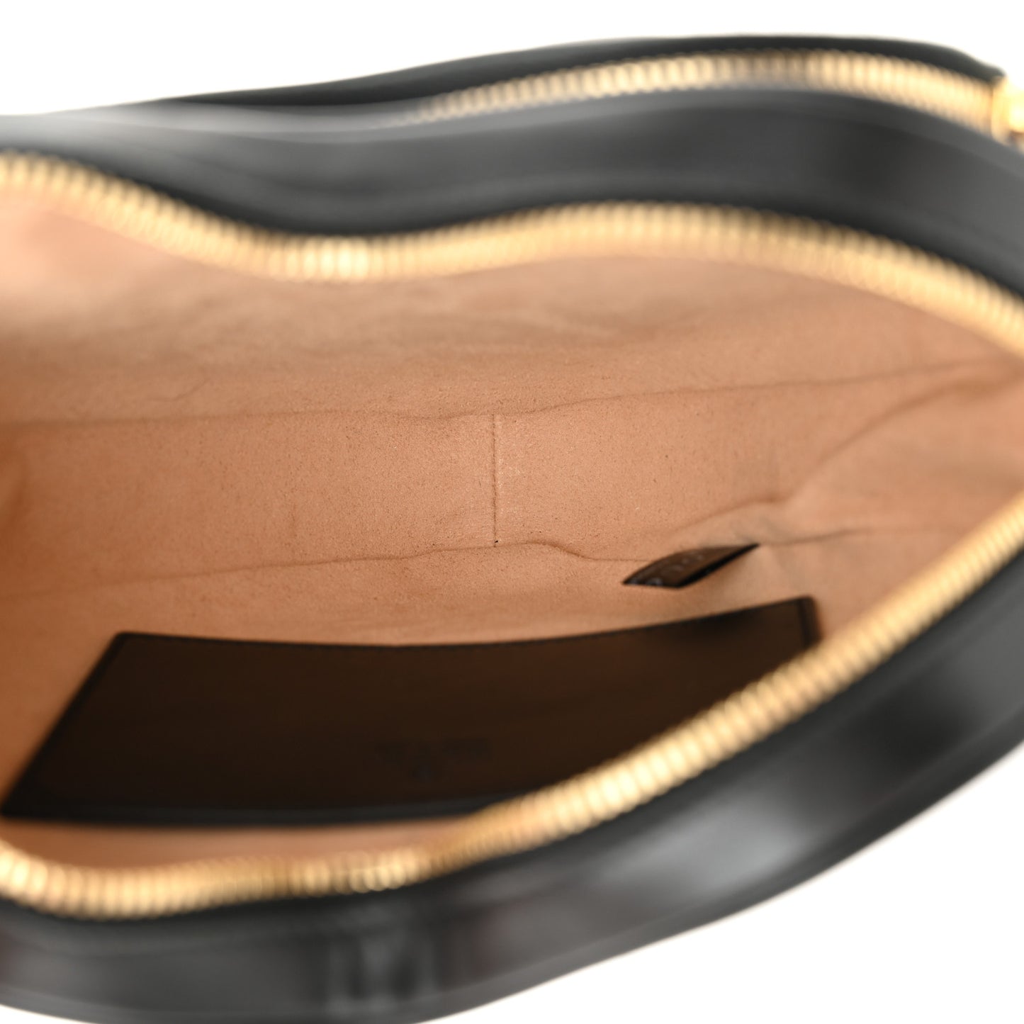 Calfskin Matelasse Diagonal Mini Interlocking G Heart Shoulder Bag Black