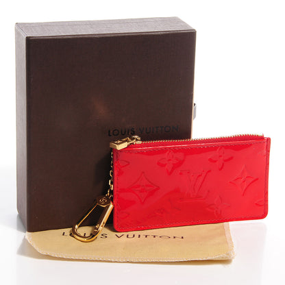 Louis Vuitton Vernis Key Pouch Rouge 5 of 8