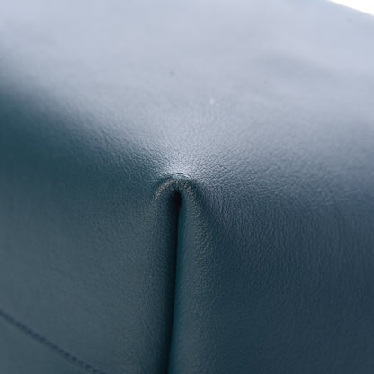 Saint Laurent Calfskin Large Shopping Tote Dark Turquoise 11 of 12