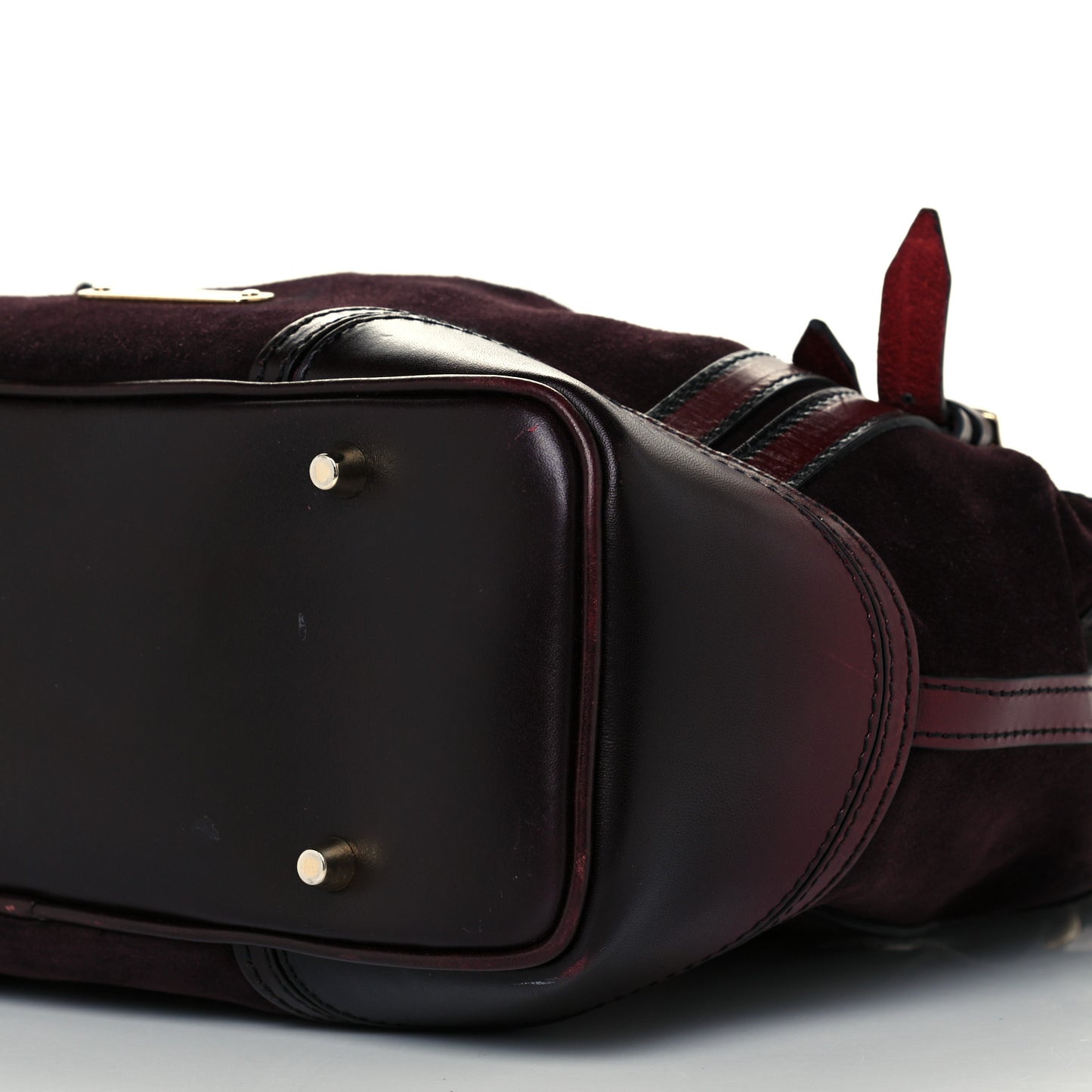 Suede Calfskin Medium Whipstitch Tote