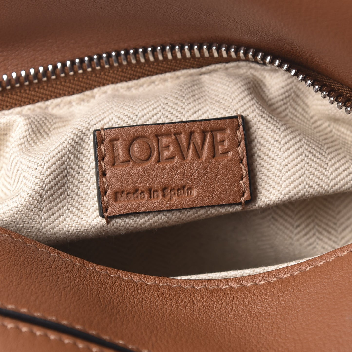 Calfskin Small Puzzle Bag Tan