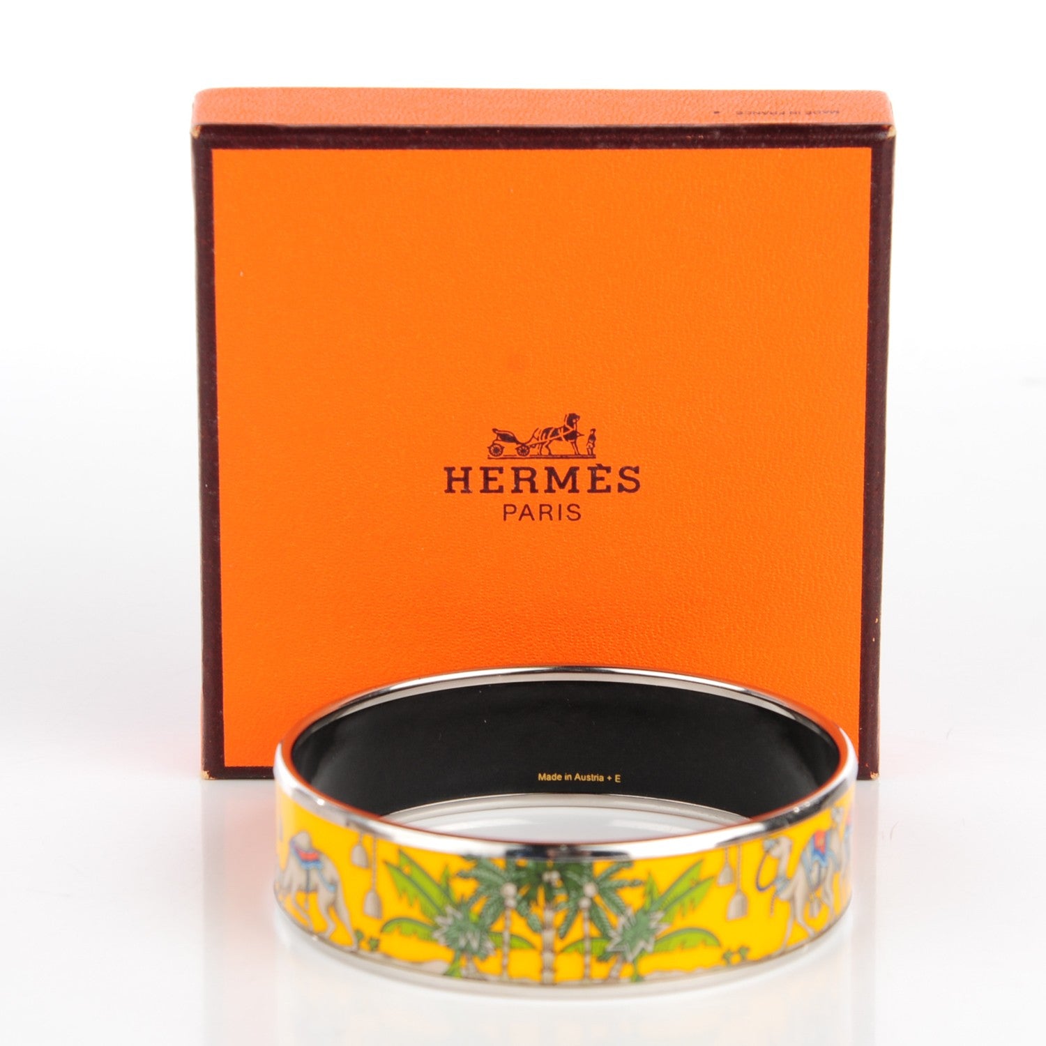 Hermes Enamel Printed Wide Bracelet 65 6 of 6