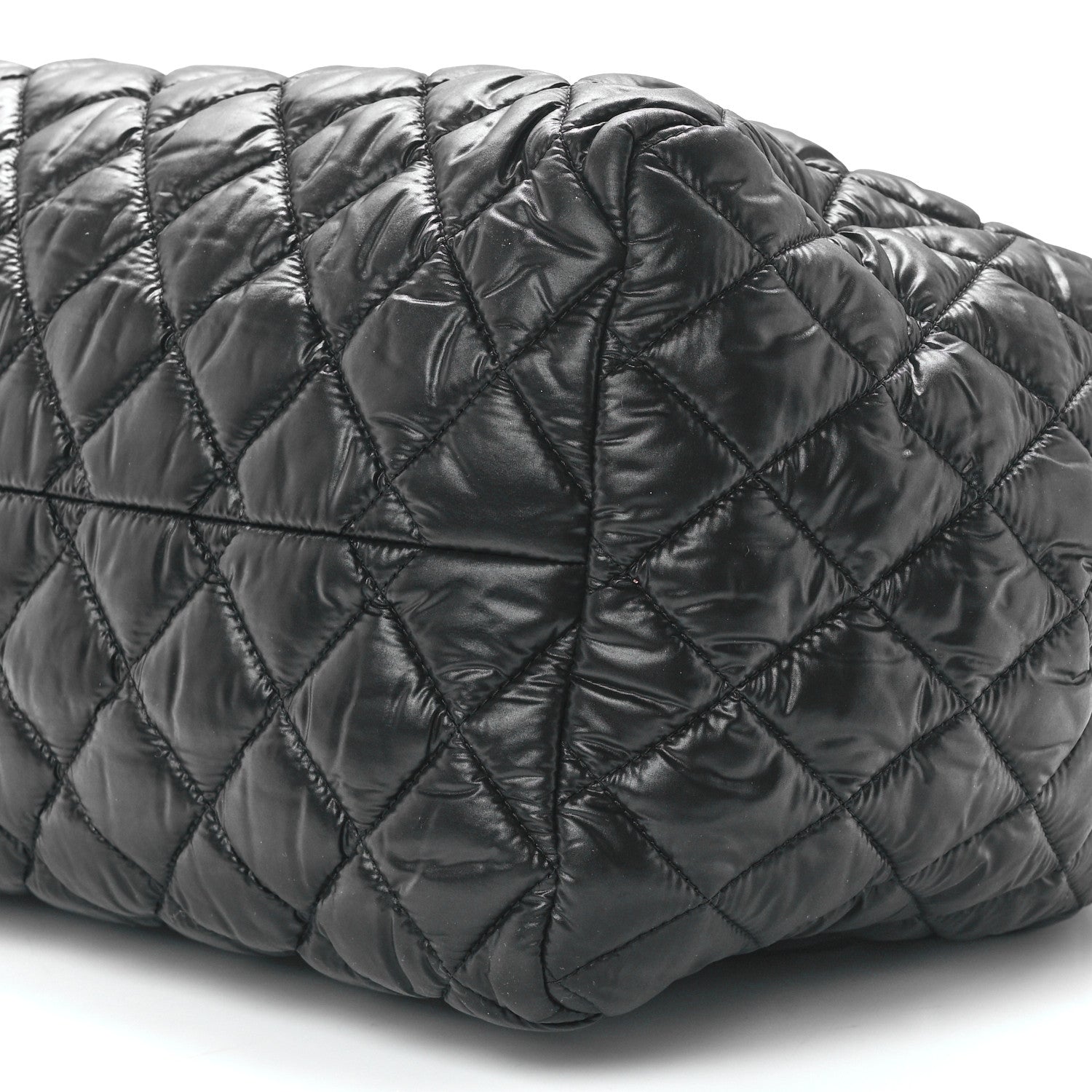 Chanel Nylon Coco Cocoon Bowler Black 10 of 10