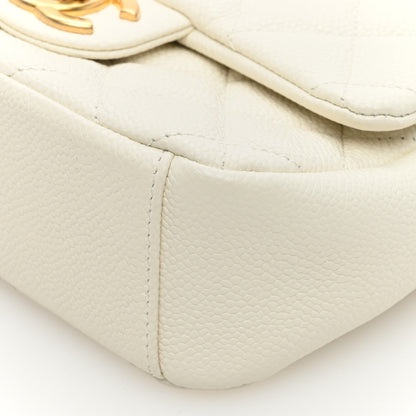 Chanel Caviar Quilted Mini Chain Soul Flap White 10 of 10