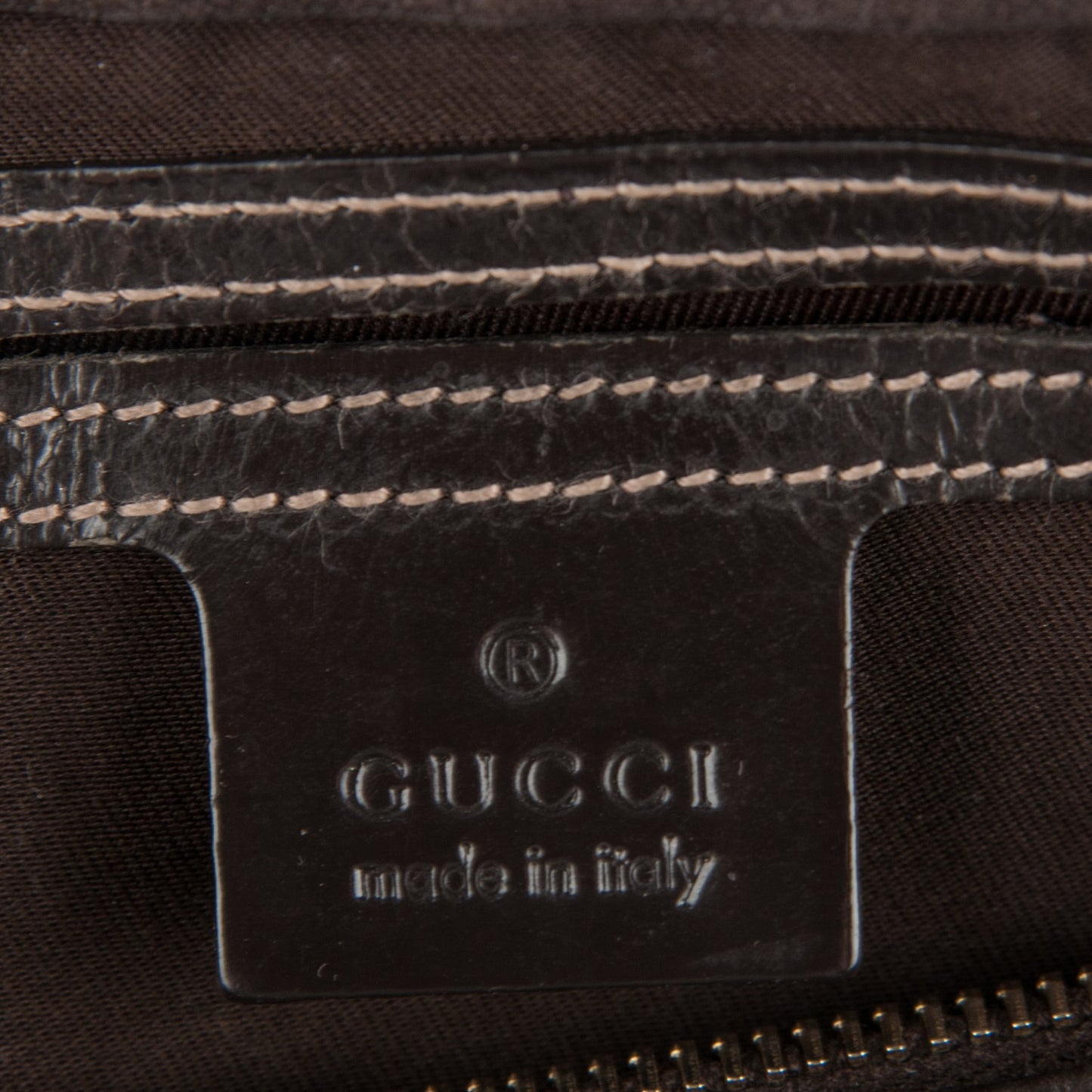 GG Plus Monogram Medium Joy Boston Dark Brown